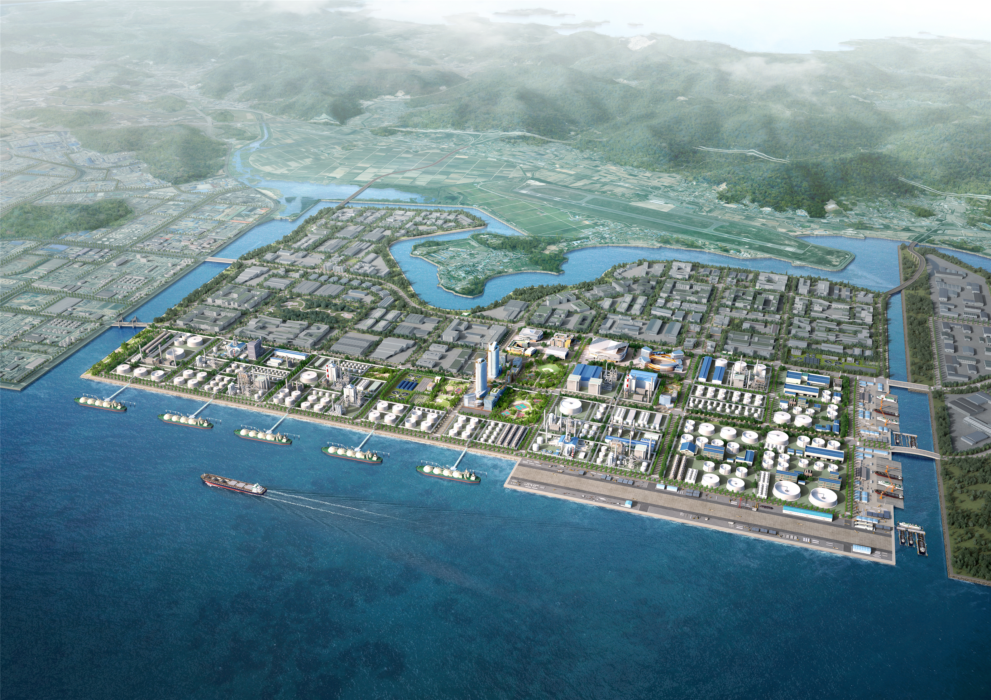 Feasibility study for Gwangyang Port Yulchon area new pier 